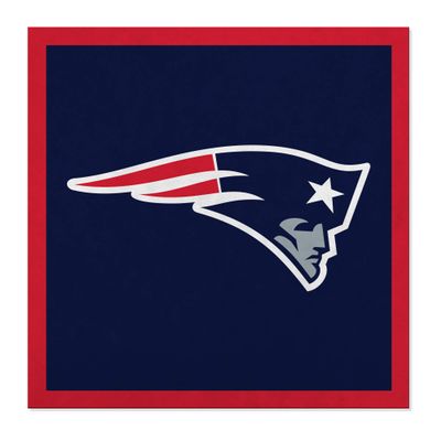 Rico Industries Personalized NFL 35 Felt Wall Banner - New England Patriots Sports Decor For Man Cave, Game Room, Office & Bedroom - Long-Lasting, Customizable Wall Decorations - Made in the USA