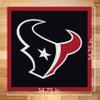 Rico Industries Personalized NFL 35 Felt Wall Banner - Houston Texans Sports Decor For Man Cave, Game Room, Office & Bedroom - Long-Lasting, Customizable Wall Decorations - Made in the USA view 3