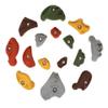 Atomik Rock Climbing Holds Set of 15 Bolt-On Rock-Like in Assorted Earth Tones view 1