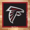 Rico Industries Personalized NFL 35 Felt Wall Banner - Atlanta Falcons Sports Decor For Man Cave, Game Room, Office & Bedroom - Long-Lasting, Customizable Wall Decorations - Made in the USA view 3