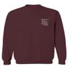 0248. Demon Graphic Traditional Japanese Till Death Anime Aesthetics Society Men's Crewneck Sweatshirt (Maroon Medium) view 2