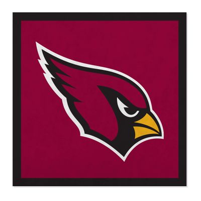 Rico Industries NFL Football Arizona Cardinals Standard 35" x 35" Felt Banner for Man Cave, Game Room, Office & Bedroom - Long-Lasting Wall Decorations - Made in The USA