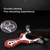 Competition Specific Wrist Rocket Slingshot, Professional Hunting Slingshots with Infrared Light Assisted Aiming System Heavy Duty Launching Bands, High Velocity Catapult view 4