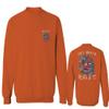 0248. Demon Graphic Traditional Japanese Till Death Anime Aesthetics Society Men's Crewneck Sweatshirt (Orange Medium) view 1