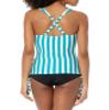 Adjustable Side Cinch Tankini Top view 2