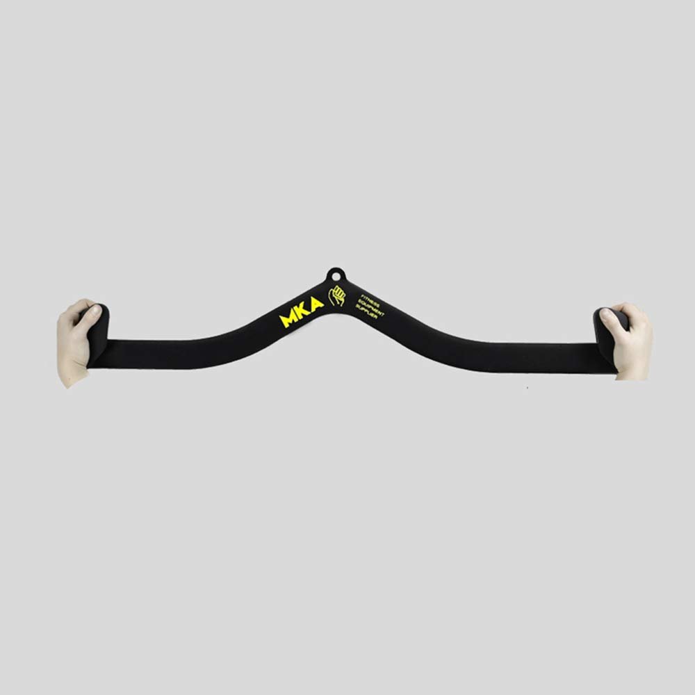 LKP Tricep Press Down Bar Cable Machine Attachments Rowing Curl V-bar LAT Pulldown Handle for Strength Training Bicep Exercise Handles