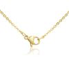 SuperJeweler Lauren Custom Name Necklace Personalized in Gold Tone, Custom Name Plate Pendant For Women, Personalized Name Necklace All Name Necklaces Available, 18 Inch Chain view 3