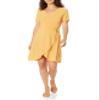 Star Vixen Women's Petite Short Sleeve Ballerina Wrap Dress view 1