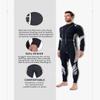 Seaskin Wetsuits for Men Women 3mm Front Zip Full Wetsuit view 3