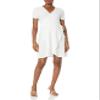 Star Vixen Women's Plus-Size Short Sleeve Ballerina Wrap Dress view 1