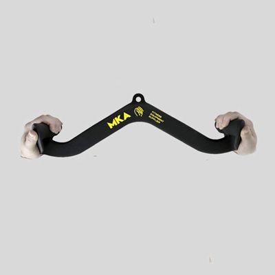 LKP Tricep Press Down Bar Cable Machine Attachments Rowing Curl V-bar LAT Pulldown Handle for Strength Training Bicep Exercise Handles