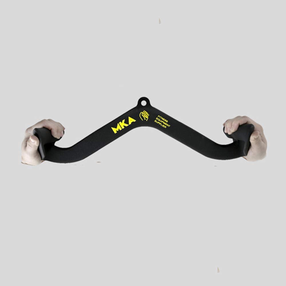 LKP Tricep Press Down Bar Cable Machine Attachments Rowing Curl V-bar LAT Pulldown Handle for Strength Training Bicep Exercise Handles