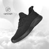Rospick Walking Shoes for Men Slip On Men's Sneakers, Fashion Lightweight Breathable Running Shoes Sport Athletic Tennis Shoes, 01-All Black 12.5 view 4