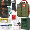 EVERLIT Advanced Emergency Trauma Kit, CAT GEN-7 Tourniquet Mil-Spec Nylon Laser Cut Pouch with 36" Splint, Military Combat Tactical IFAK for First Aid Response Bleeding Control (OD Green) view 1