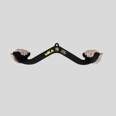 LKP Tricep Press Down Bar Cable Machine Attachments Rowing Curl V-bar LAT Pulldown Handle for Strength Training Bicep Exercise Handles