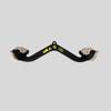 LKP Tricep Press Down Bar Cable Machine Attachments Rowing Curl V-bar LAT Pulldown Handle for Strength Training Bicep Exercise Handles view 1