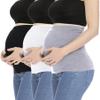 Yeshape Belly Band for Pregnancy, Black + White + Light Gray 1 view 1