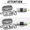MGZNMTY Portable Hard Travel Case for AliveCor Kardia Mobile Heart Monitor Personal EKG/KardiaMobile 6-Lead Rate Monitoring Devices (Case Only)(Gray) view 2