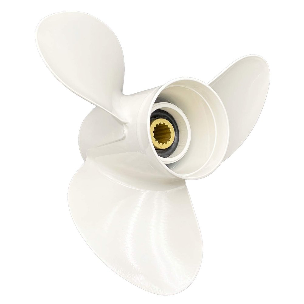 Aluminum Outboard Cupped Larger Diameter Propeller Boat Prop 14x15 Replacement for Yamaha Engines F100/F115HP,130HP K Series