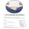 Yeshape Belly Band for Pregnancy Black + White + Light Gray 4 view 3