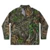 Mossy Oak Men's Hunting Shirts Lightweight Camo Tibbee Tech Stretch Quarter Zip view 1