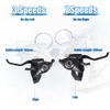 ZUKKA Bicycle Shifter 21 Speed Bicycle Brake Levers Shifter Lever 3 x 7 Speed with Gear Indicator and V Brake Cable Left and Right Shifter Mountain Bike Kids Bike Tricycle Shifter with Grips(Pair) view 4