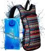 Vibe Hydration Pack Backpack with 2L Bladder for Women, Men, Teens, Kids - Sports, Outdoor, Running, Camping, Hiking, Festivals, Raves (Tribal) view 1