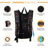 Vibe Hydration Pack Backpack with 2L Bladder for Women, Men, Teens, Kids - Sports, Outdoor, Running, Camping, Hiking, Festivals, Raves (Tribal) view 2