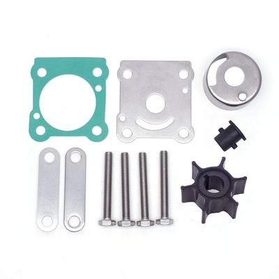 OVERSEE 6N0-W0078 Water Pump Impeller Kit for Yamaha Outboard Motor 2T 6HP 8HP 18-3460 6G1-W0078-A1 6N0-W0078-00