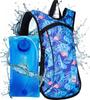 Vibe Hydration Pack Backpack with 2L Bladder for Women, Men, Teens, Kids - Sports, Outdoor, Running, Camping, Hiking, Festivals, Raves (Flamingo) view 1