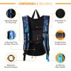 Vibe Hydration Pack Backpack with 2L Bladder for Women, Men, Teens, Kids - Sports, Outdoor, Running, Camping, Hiking, Festivals, Raves (Flamingo) view 2