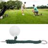 Golf Swing Trainer, Golf Ball on a Rope Golf Practice Rope Ball Practice Training Aid Rope Golf Ball for Golf view 2