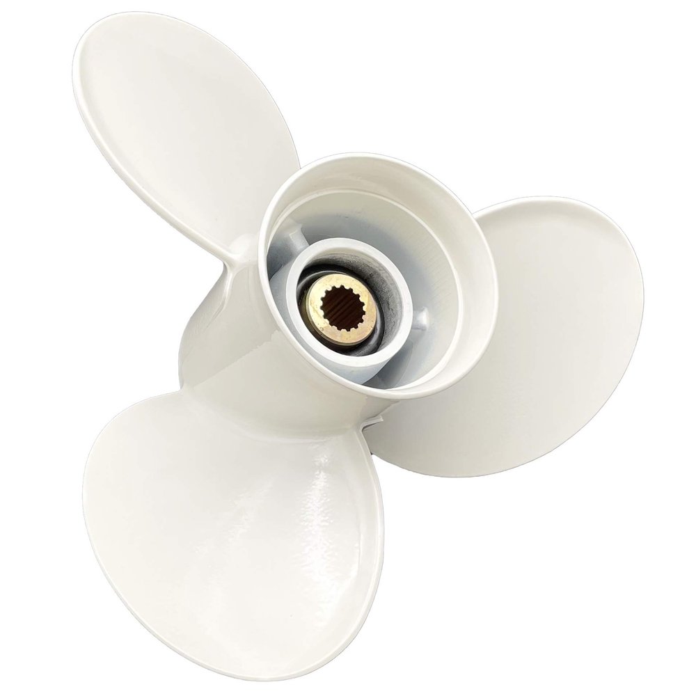 Aluminum Outboard Cupped Propeller Pontoon Boat Prop 13 1/4x17 Replacement for Yamaha Outboard Engines 70/75/80/90/F100/115/130HP K Series