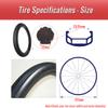 CATAZER 18 Inch Bicycle Solid Tire Anti Stab Tubeless Tyre Free of Inflation Bike Tire Kids' Bike Tire 18 X 1.75 view 3