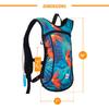 Vibe Hydration Pack Backpack with 2L Bladder for Women, Men, Teens, Kids - Sports, Outdoor, Running, Camping, Hiking, Festivals, Raves (Tropical Hawaii) view 3