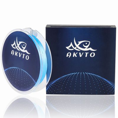 AKvto 150YDS Silky8 Braided Polyethylene Fishing Line - Smooth Casting, high Sensitivity, Abrasion-Resistant, Zero Stretch and Low Memory, 8-80LB Ultra-Thin for Freshwater and Saltwater Angling