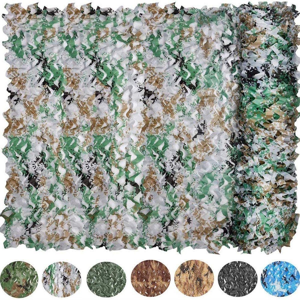 Camo Netting, Camouflage Net, Very Suitable for Awning, Gathering, Camping, Outdoor Shooting, Hunting, Light and Durable
