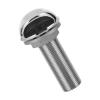 Hose Barb Fitting, Silver 1in Thru Hull Connector Dia Straight Marine Hose Barb Fitting for Boat/Yacht/Truck/Car/Apartment/RV view 2