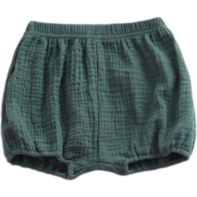 AYIYO Baby Girls Boys Soft Cotton Linen Bloomers Cute Loose Harem Shorts Green 2-3 Years