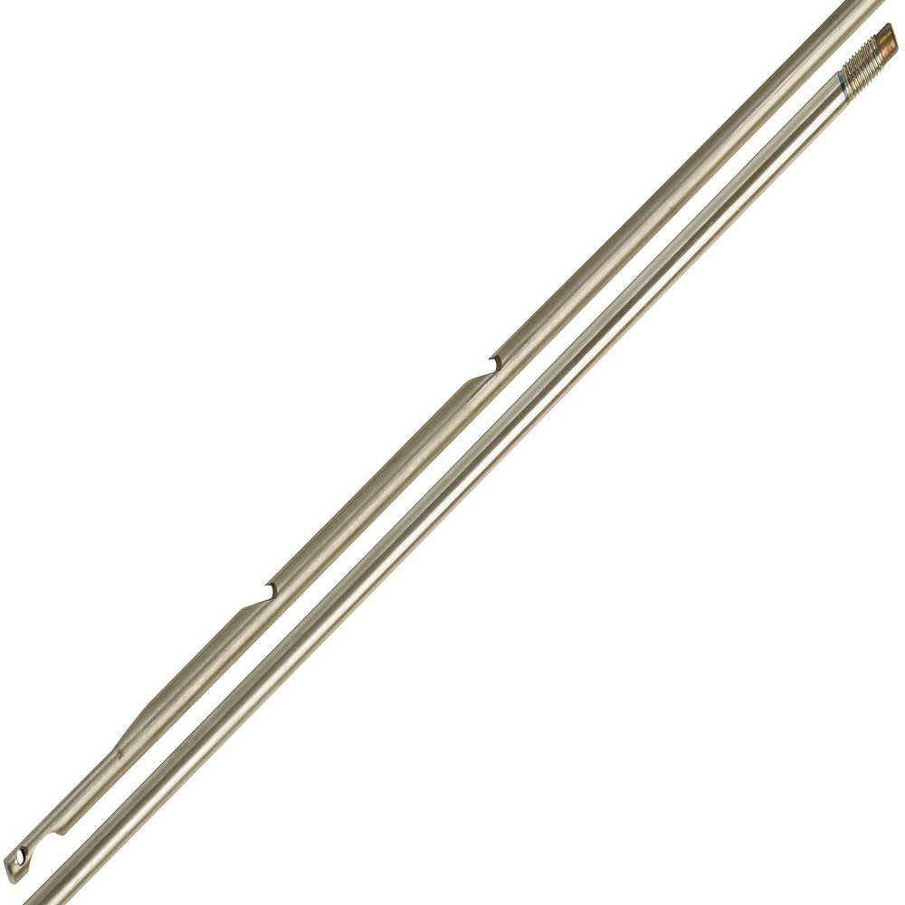 Cressi Steel Notched Threaded Shaft, Notched 6.5 mm, 90 cm