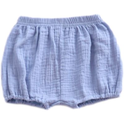 AYIYO Baby Girls Boys Soft Cotton Linen Bloomers Cute Loose Harem Shorts Blue 7