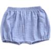 AYIYO Baby Girls Boys Soft Cotton Linen Bloomers Cute Loose Harem Shorts Blue 7 view 1