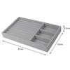 YRHH Jewelry Storage Drawer, Velvet Jewelry Trays, Stackable Drawer Insert Jewelry Jewelry Organizer-B view 2