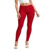 Hybrid & Company Womens Hyper Ultra Stretch Comfy Skinny Leg Work Casual Pants P44876SK RED XL Short view 1