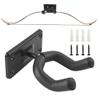 ZSHJGJR Archery Bow Display Wall Hanger Wall Mount Bow Holder Hook Storage Rack with Screws for Recurve Bow Traditional Bow Longbow 1/2PCS (No Bow) (2) view 1