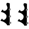 WANLIAN Lightsaber stand wall-mounted lightsaber stand, suitable for lightsaber stand, lightsaber, sword, lightsaber saber. (1 set of transparent 2 layers) view 2
