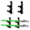 WANLIAN Lightsaber stand wall-mounted lightsaber stand, suitable for lightsaber stand, lightsaber, sword, lightsaber saber. (1 set of transparent 2 layers) view 4