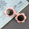 BULINGNA Fashion Toddler Kids Unisex Baby Flower Shaped Round Sunglasses Anti-UV Eyewear Glasses for Boys Girls 3-12T (Pink, 3-12T) view 2
