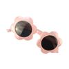 BULINGNA Fashion Toddler Kids Unisex Baby Flower Shaped Round Sunglasses Anti-UV Eyewear Glasses for Boys Girls 3-12T (Pink, 3-12T) view 3