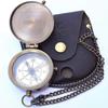 Arch Instruments Engravable Compass, Pocket Compass, Brass Compass with Leather Carry Case, Pirates Compass, Gift Compass, Camping Compass view 3